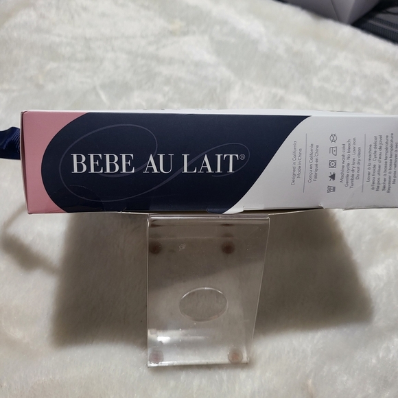 Bebe au Lait Car Seat Cover - White and Brown - Picture 9 of 9